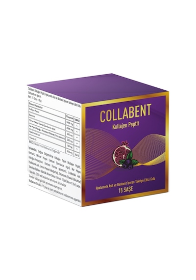 COLLABENT 15 SAŞE Kollajen Peptit Hyaluronik Asit ve Bentonit
