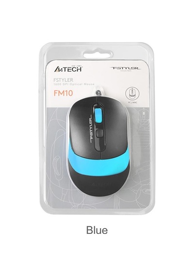 A4 Tech Fm10 Usb Fstyler Mavi Optik 1600 Dpı Mouse Diğer