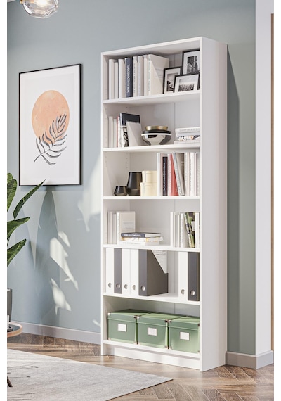 Bili Kitaplık 5 Raflı Geniş Çok Amaçlı Ofis Salon Kitap Dosya Rafı Beyaz Beyaz Bili Kitaplık 5 Raflı Geniş Çok Amaçlı Ofis Salon Kitap Dosya Rafı Beyaz Beyaz