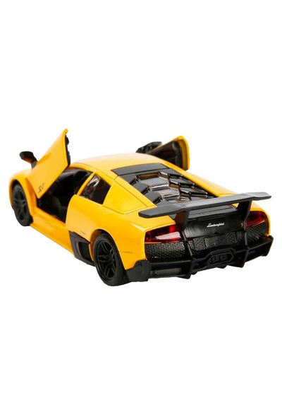 1:32 Rmz City Lamborghini Serisi Die Cast Çek Bırak Model Araba - Sarı Lamborghini Murcielago Lp 670-4 Sv