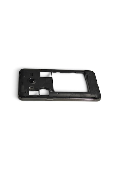 G355 Orta Kasa Samsung Uyumlu Galaxy Core 2 Uyumlu Silver Gri Orta Kasa Çerçeve + Ses Açma On Off Tuş Plastik Ve Kamera Camı Gri Silver