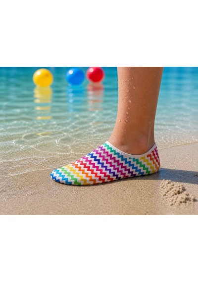 Gripptoes Kaymaz Damla Tabanlı Deniz&havuz Çorabı G2 Çok Renkli