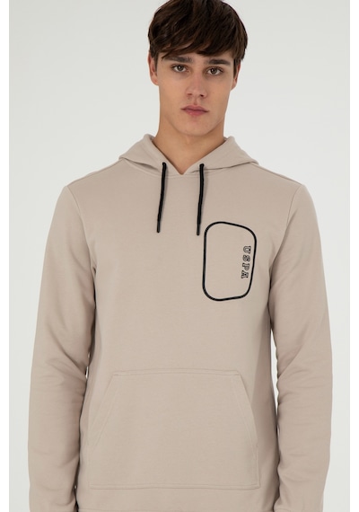 U.s. Polo Assn. Erkek Taş Sweatshirt 50293310-vr049 Taş