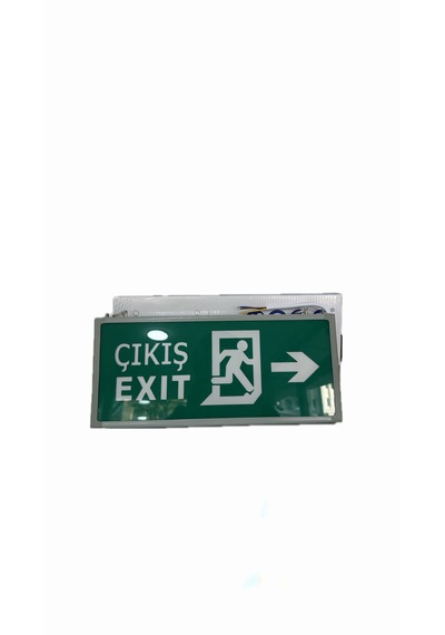 Noas Sol - Sağ Çift Yönlü Acil Çıkış Exit Armatür Ylx-1003 3 Saat Şarj Beyaz