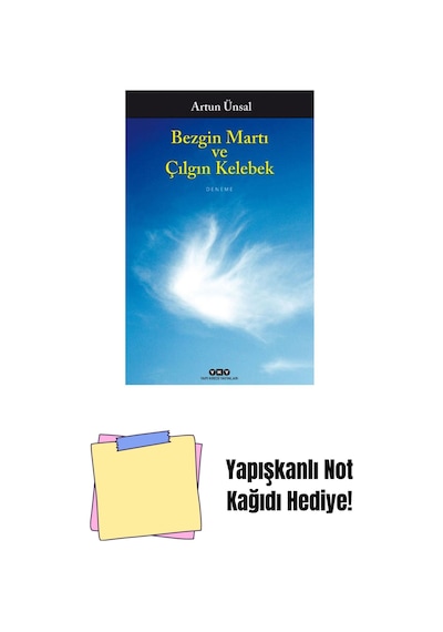 Bezgin Martı Ve Çılgın Kelebek + Yapışkanlı Not Kağıdı