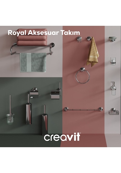 Creavit BR20204 Royale Diş Fırçalığı Krom