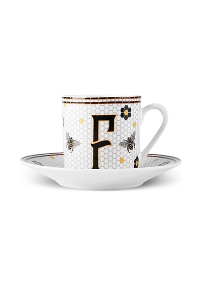 Karaca  F Harfli Kahve Fincanı 80 ml