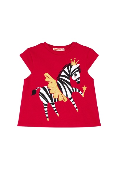 Balerin Zebra Kız Çocuk T-Shirt Şort Takım