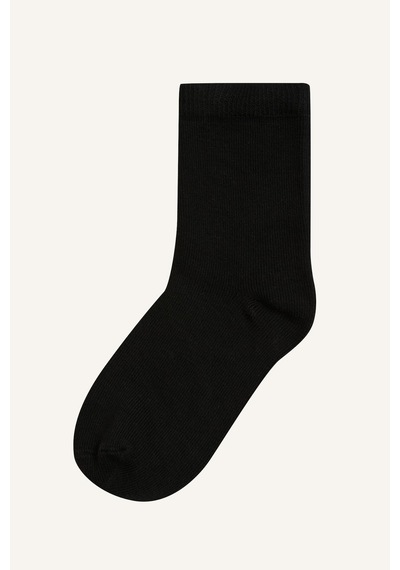 Defacto Unisex Dikişsiz 3lü Uzun Çorap I9187aunsbk23 Siyah-bk23
