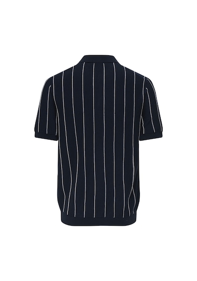 Only & Sons Erkek Gömlek Yaka Çizgili T-shirt - 22037080 Lacivert