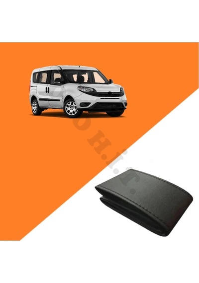 Fiat Doblo D4 Uyumlu Deri Direksiyon Kılıfı Kaliteli Dikmeli Siyah