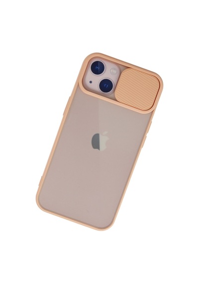 Apple iPhone Uyumlu 13 Kılıf Palm Buzlu Kamera Sürgülü Silikon - Pembe Bzsxx00 1