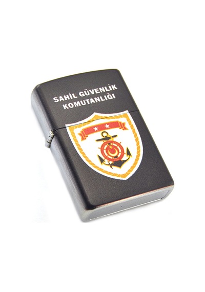 Sahil Güvelik Komutanlığı Baskılı Çakmak Koyu Renk