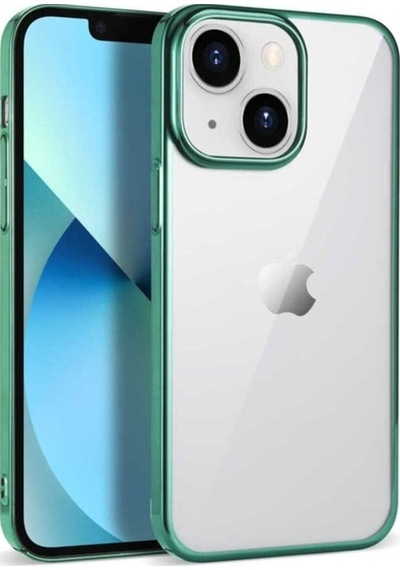 Apple Uyumlu iPhone 14 Plus Kılıf Zore Pixel Kapak Koyu Yeşil