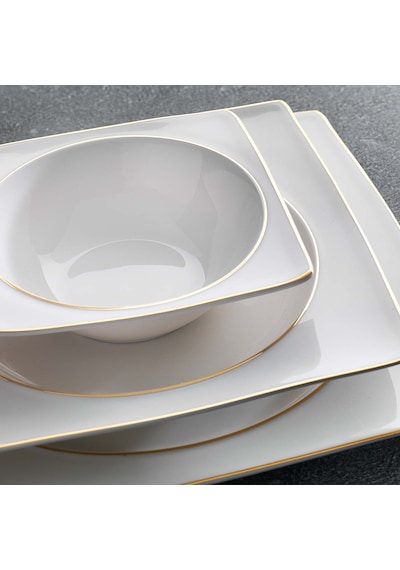 Schafer Glamor Pure Yemek Takım-60 Parça-Gold