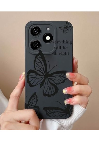 Tecno Spark 20 Pro İle Uyumlu Siyah Kılıf Üzerine Uv Baskılı Desenli Telefon Kılıfı Şık, Dayanıklı Ve Hafif Koruma Kılıfı Özel Tasarım İle Estetik Görünüm Everygood Tecno Spark 20 Pro İle Uyumlu Siyah Kılıf Üzerine Uv Baskılı Desenli Telefon Kılıfı Şık, Dayanıklı Ve Hafif Koruma Kılıfı Özel Tasarım İle Estetik Görünüm Everygood