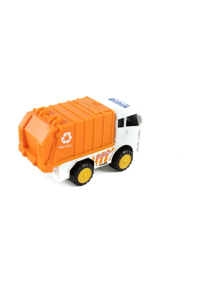 Oyuncak Mini Kamyon Sürtmeli Turuncu