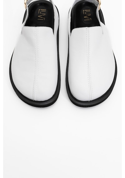Luvishoes Luvi Shoes Laby Beyaz Cilt Hakiki Deri Kadın Sandalet Beyaz