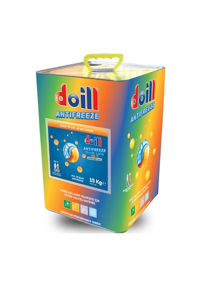 -55 / -56 Derece Hazır Karışım 15 Kg Litre Mavi Antifriz - G11 Üretim Yılı:2025 Mavi