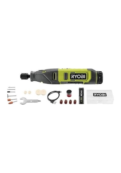Ryobi RRT4-120GA15 Akülü Gravür Seti 15 Parça Aksesuarlı  - T5133005634