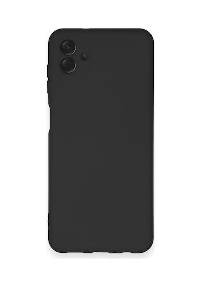 Samsung Galaxy A04 Kılıf Nano İçi Kadife Silikon - Siyah Çok Renkli