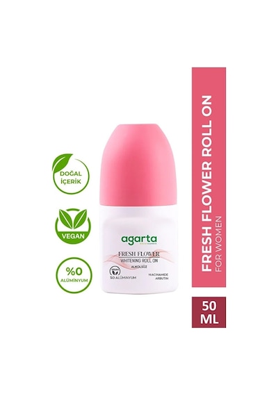 Agarta Roll-on Kadın 50 Ml Fresh Flower-lycıa-natural