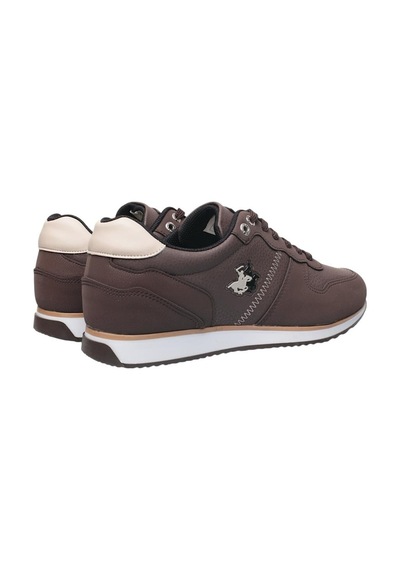 Erkek Günlük Cilt Sneaker Ayakkabı Kahverengi - Bej-kahverengi - Bej Kahverengi - Bej