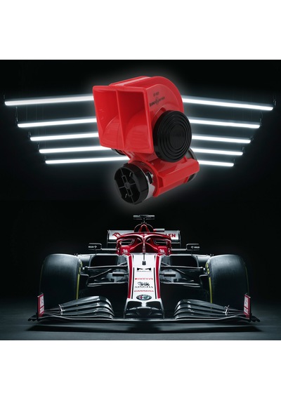 Ferrari Korna Kırmızı 12v Kompresörlü 2 Tonlu F1 Korna