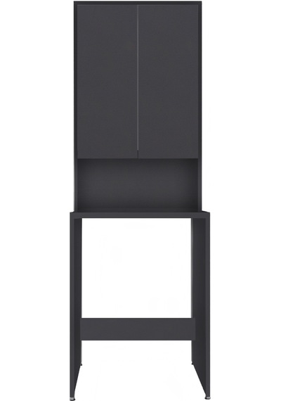 Çamaşır Makinesi Dolabı Antrasit 193X67X62 Cm Antrasit