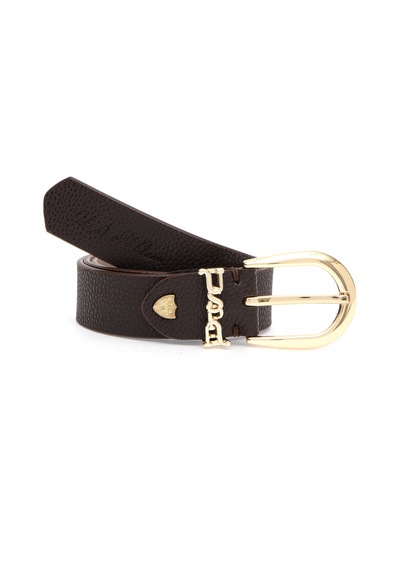 U.s. Polo Assn. Kadın Koyu Kahverengi Kemer 50315055-vr084 Koyu Kahverengi