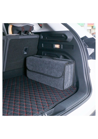 Oto Araba Araç Bagaj Organizer Çantası Eşya Düzenleyici İç Aksesuar Tuning 50x20x15