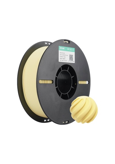 Esun Pla+hs Badem Sarısı Filament 1.75mm 1kg Plastik Makara Hızlı