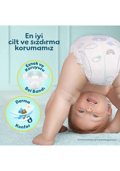Bebek Bezi Premium Care 6 Numara 35 Adet Ekonomik Paket Diğer