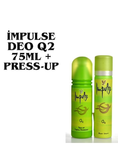 Impulse Q2 Kadın Deodorant 75ml+ Impulse Q2 Press Up 90ml