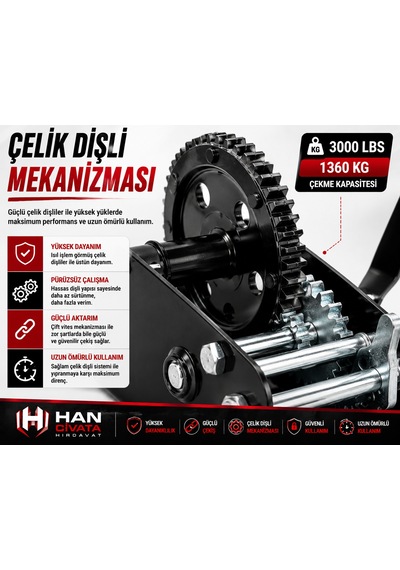 Kollu Irgat El Vinci 3000lbs 1134kg.