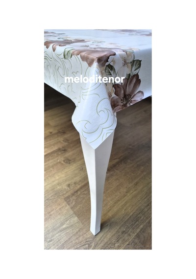 Pastel Kahverengi Beyaz Krem Çiçekli Yollu Runner Desen Silinebilir Astarlı Kaymaz Pvc Muşamba Masa Örtüsü Pastel Kahverengi Beyaz Krem Çiçekli Yollu Runner Desen Silinebilir Astarlı Kaymaz Pvc Muşamba Masa Örtüsü