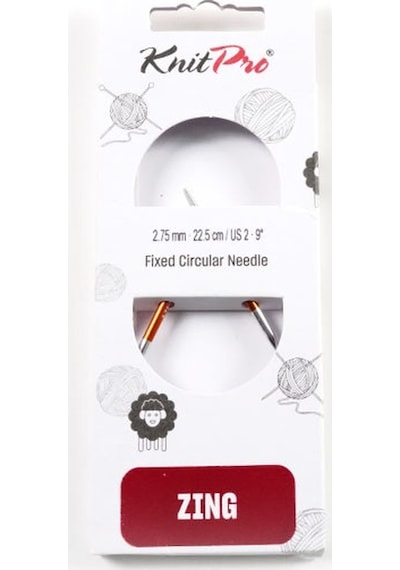 Knitpro Zing Misinalı Örgü Şiş 22,50 Cm 2.75mm 47083