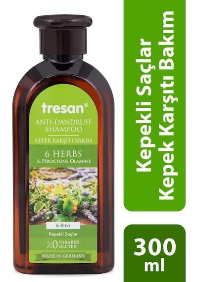 Tresan 6 Bitki Kepek Karşıtı Bakım Şampuanı 300 ML