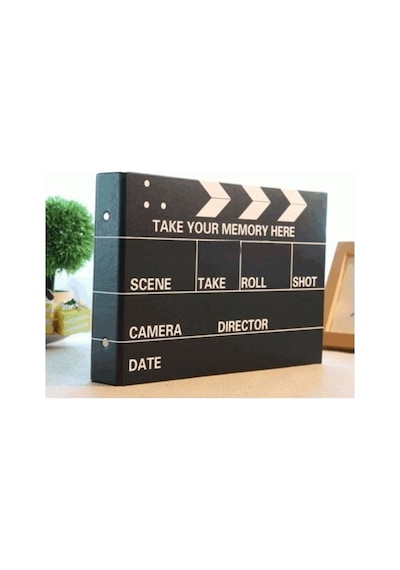 Klaket Tasarımlı 19 x 26 CM 50 Sayfa Fotoğraf Albümü