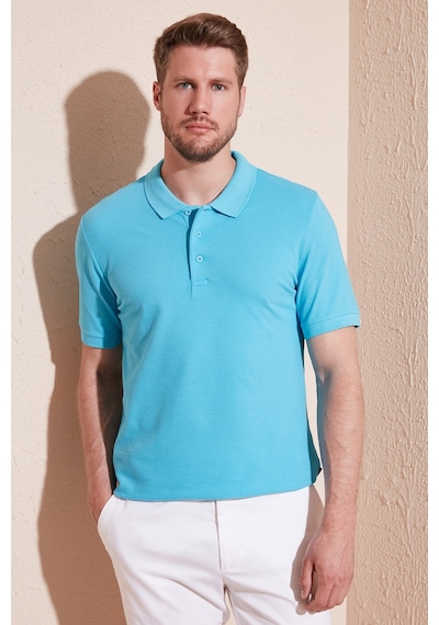Buratti 5902127 Polo Yaka Erkek Tişört Turkuaz