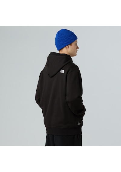 The North Face Icon Relaxed Erkek Kapüşonlu Sweatshirt-32326 siyah
