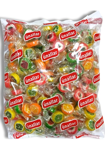 Ünallar Şekerleme Karışık Meyveli Emoji Şeker 975 G