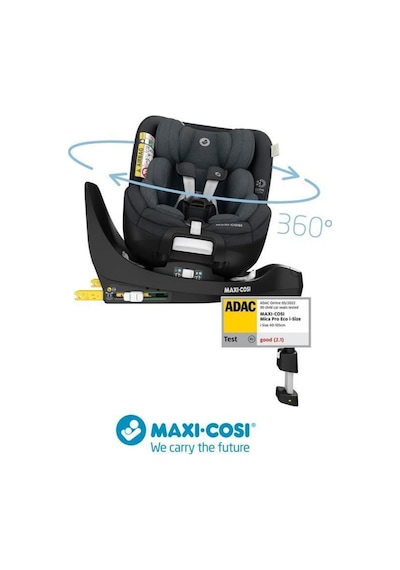 Mica Pro Eco I-size Adac'lı Isofix'li 360 Dönebilir Yatabilir 0-18 Kg Oto Koltuğu Graphite
