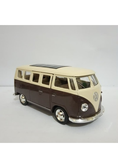 Hobbiez Lisanslı Volkswagen T1kapıları Açılabilir Model Diecast 1/32 Ölçek Metal Standlı Araç