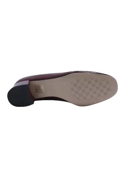 Poletto Hakiki Deri Bordo Ayakkabı Günlük 916 90 V2-1096 Bordo