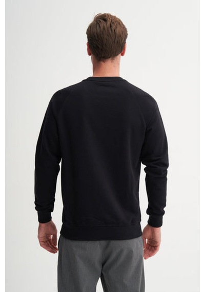 Cazador 53720 Erkek Kapşonlu Yaka Sweatshirt Siyah