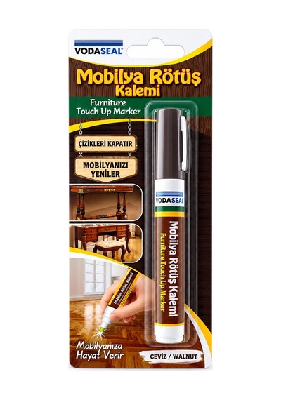 Vodaseal Mobilya Rötuş Kalemi Ceviz Renk 10'lu Paket- 10'li Paket
