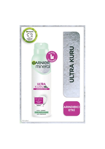 Garnier Mineral Ultra Kuru Antiperspirant Kadın Deodorant 150 ML