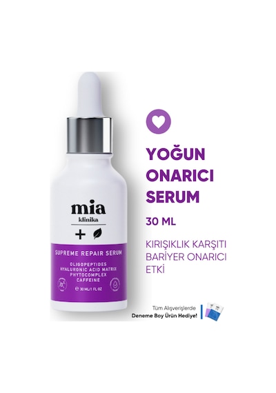 Mia Klinika Kırşıklık Karşıtı Bariyer Onarıcı Yaşlanma Karşıtı Serum 30 ML