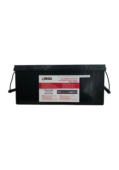 Hegel Lityum Akü 200ah Lifepo4 12.8v 2560wh-835